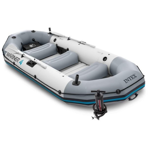 Intex Mariner 3-Person Inflatable River Lake Dinghy Boat & Oars Set For Cheap