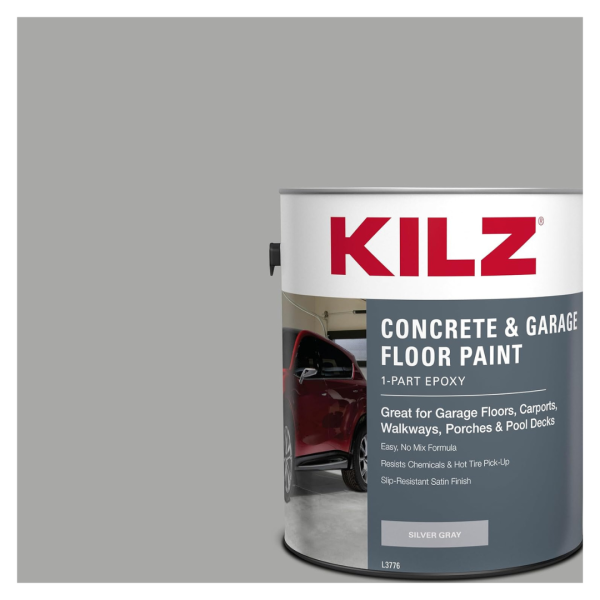 KILZ 1-Part Epoxy Acrylic Interior Exterior Concrete & Garage Floor Paint Hot on Sale