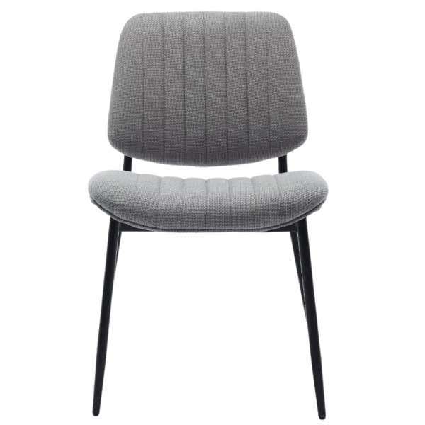 Set Of 2 ModernLuxe Armless Chair W Back, Upholstered Seat And Metal Legs Online Hot Sale