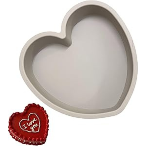 Silicone Heart Shaped Cake Pans (9 ) For Cheap