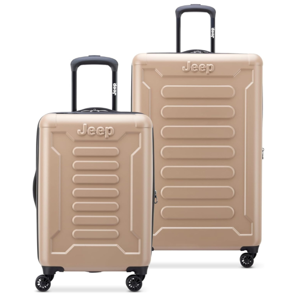 2-Piece Set Jeep JH004C Hardside Expandable Luggage With Spinner Wheels Cheap
