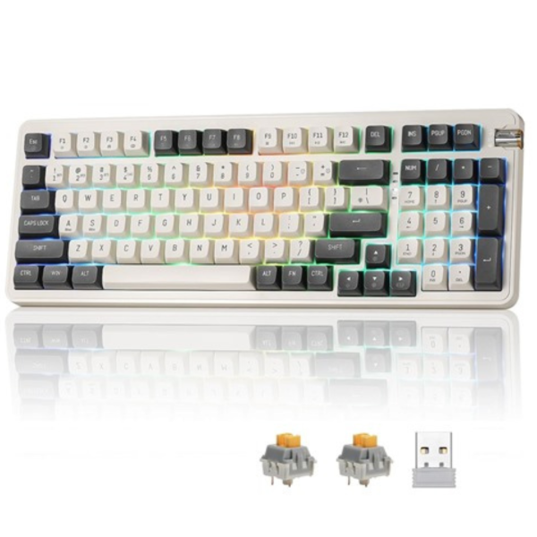 darkFlash DF98 Non-Backlit Wireless Mechanical Keyboard Supply