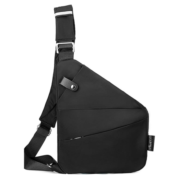 Unisex Anti Theft Left Shoulder Slim Sling Crossbody Bag (Various Colors) Cheap