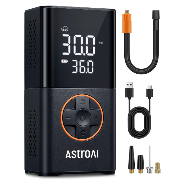 AstroAI L7 Tire Inflator Portable Air Compressor With LED Lights Air Pump Online Sale
