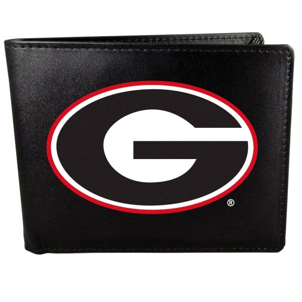Georgia Bulldogs Leather Bifold Wallet For Discount - Image 3