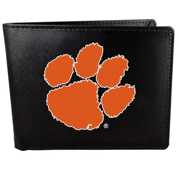 Clemson Tigers Leather Bifold Wallet Discount - Image 3