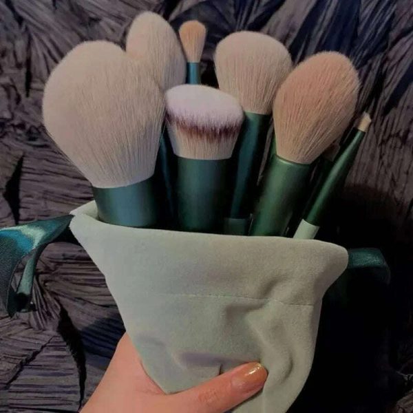 13Pcs Soft Fluffy Makeup Brushes Set for cosmetics Foundation Blush Powder Eyeshadow Kabuki Blending Makeup brush beauty tool Online Hot Sale - Image 3
